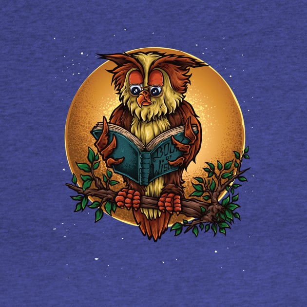 Old, Wise Owl In The Moonlight by Hariolf´s Mega Store